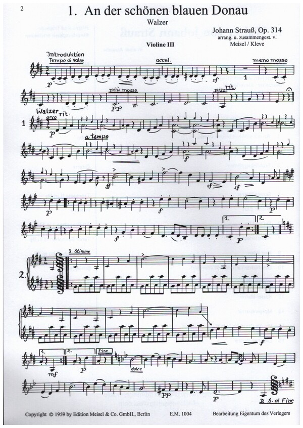 15 Walzer für Konzert und Tanz