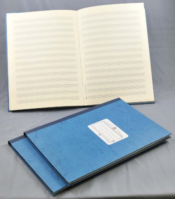 Notenbuch 14 Systeme DIN A 4 gebunden
