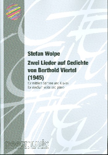 Zwei Lieder auf Gedichte von Berthold Viertel
