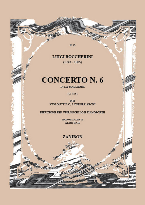 Concerto la maggiore no.6 G475 per