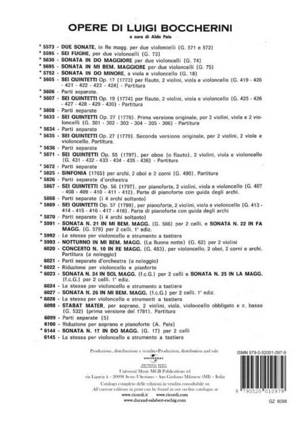 Stabat mater prima versione G532