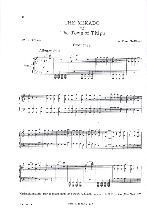 The Mikado or the Town of Titipu