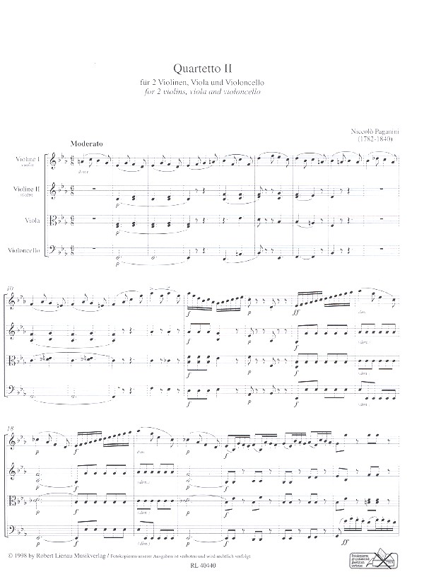 Streichquartett Es-Dur Nr.2