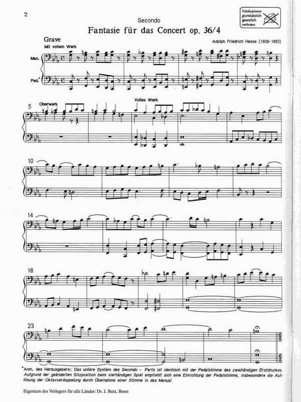 Fantasie für das Concert op.36