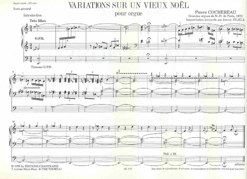 Variations sur un vieux noel