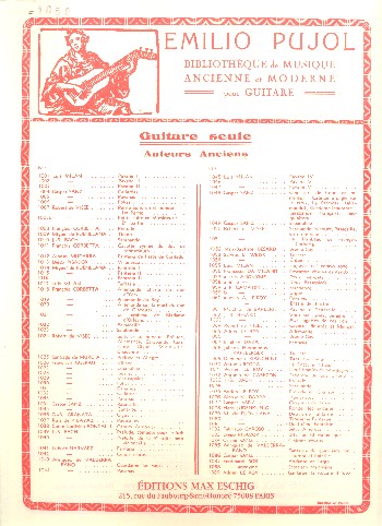 Sarabande menuet et passacaille