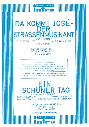 Da kommt José der Straßenmusikant  und