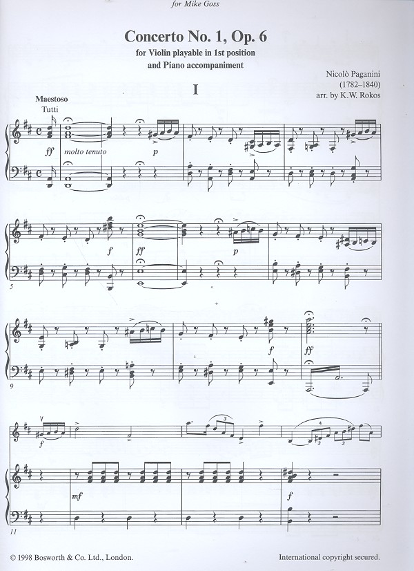 Concertino D major op.6