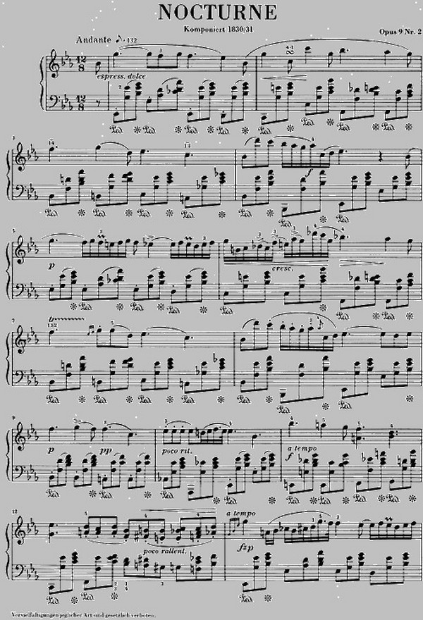 Nocturne Es-Dur op.9,2