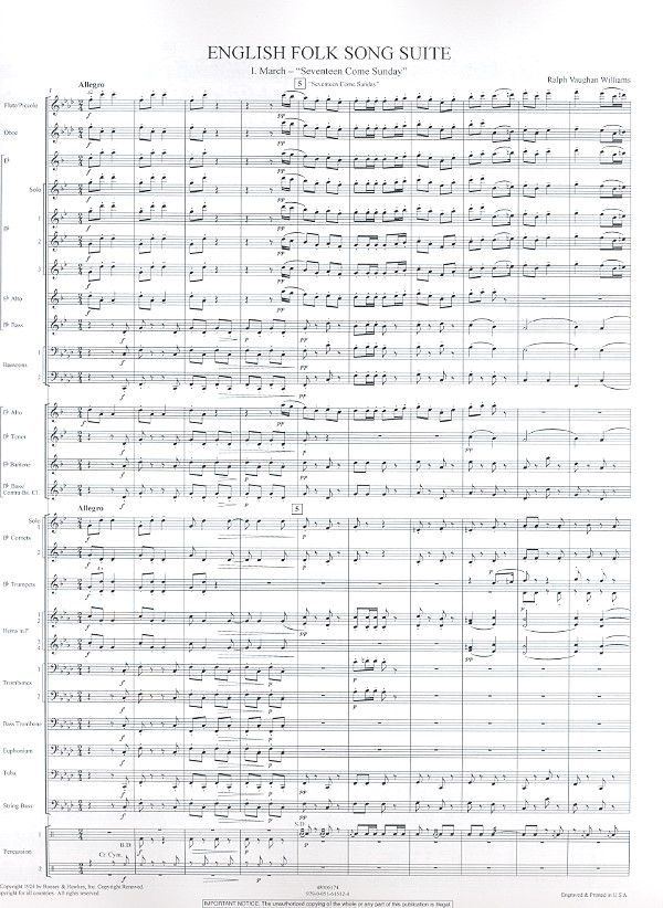 English Folk Song Suite