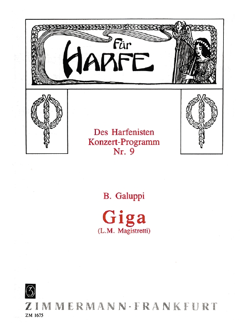 Giga für Harfe