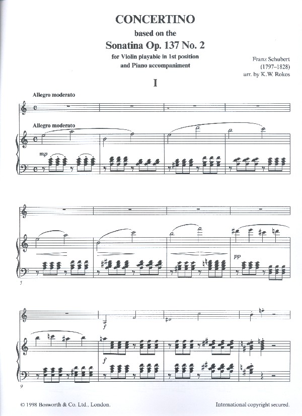 Concertino a minor op.137,2