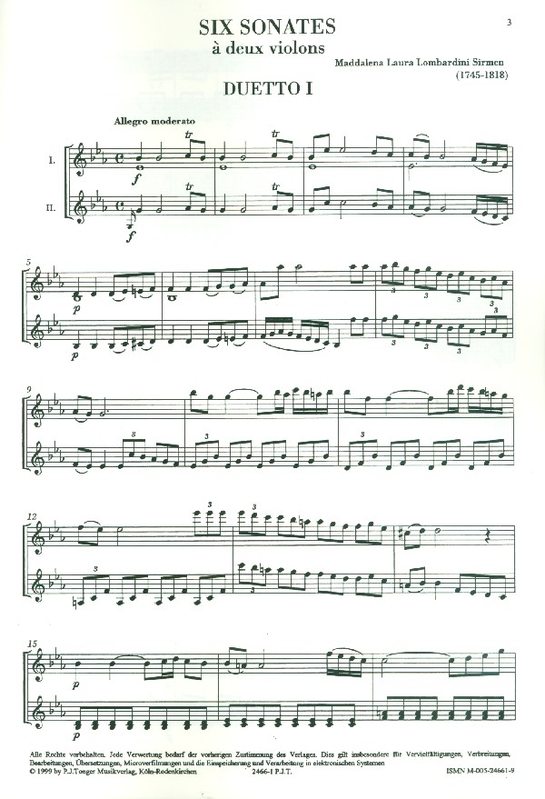 6 Duette Band 1 (Nr.1-3)