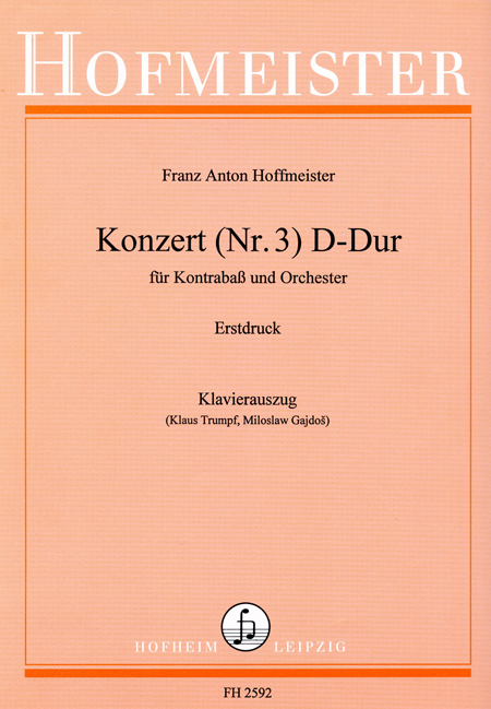 Konzert D-Dur Nr.3 für Kontrabaß