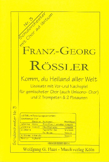 Komm du Heiland der Welt