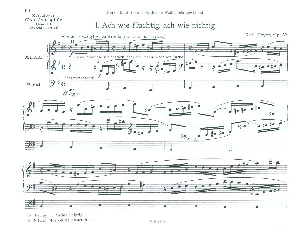 Choralvorspiele op.57 Band 3