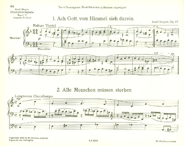 Choralvorspiele op.57 Band 2