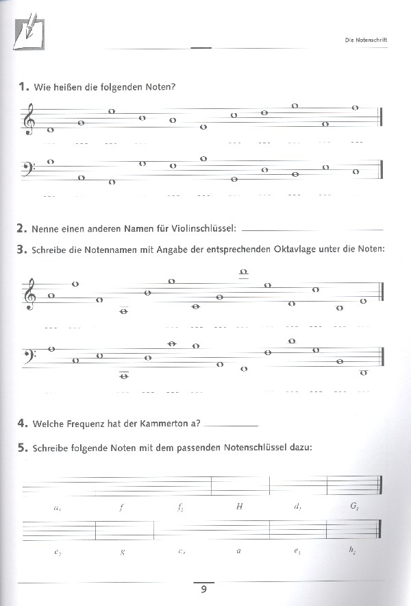 Elementare Musiklehre und