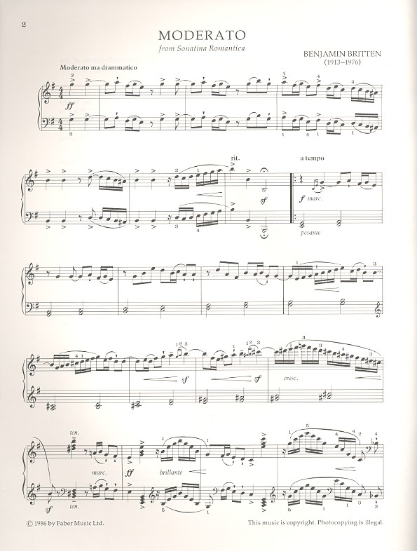 Moderato and Nocturne from Sonatina romantica (1940)