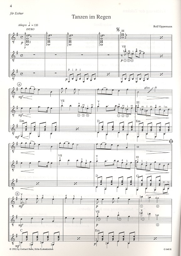Traumbilder - 10 melodiös-poppige Gitarrentrios