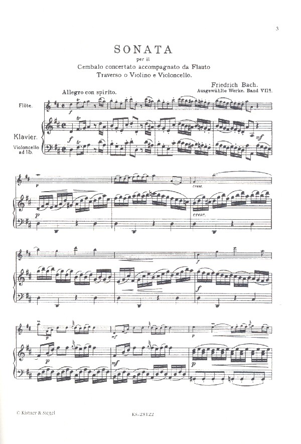 Sonate D-Dur