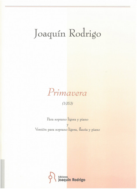 PRIMAVERA FUER SOPRAN, FLOETE UND