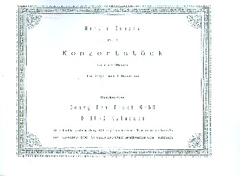 Konzertstück op.3