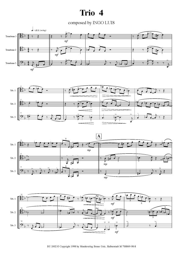 5 advanced Jazz Trios vol.2