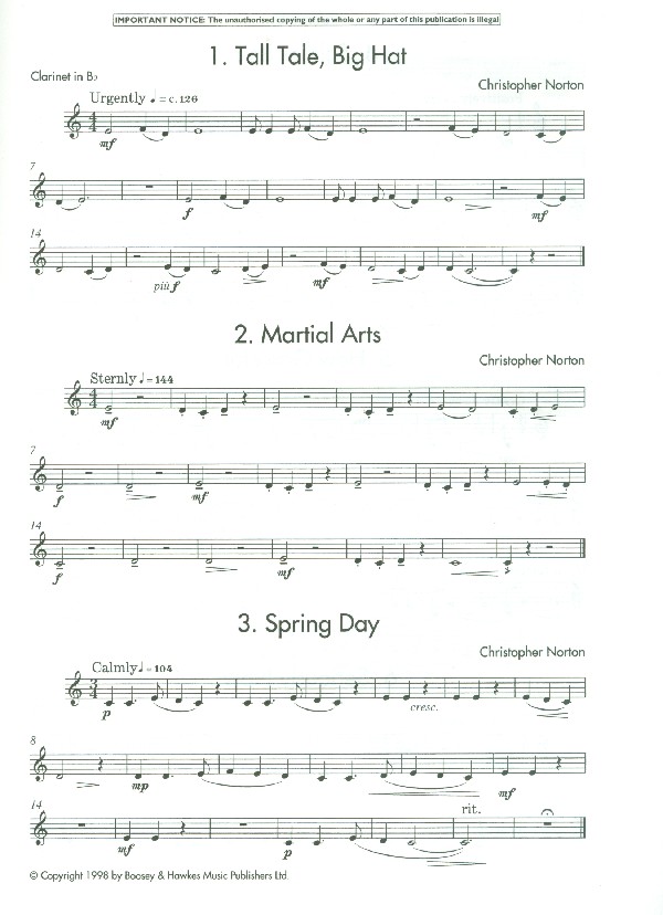 Microjazz Clarinet Collection Band 1