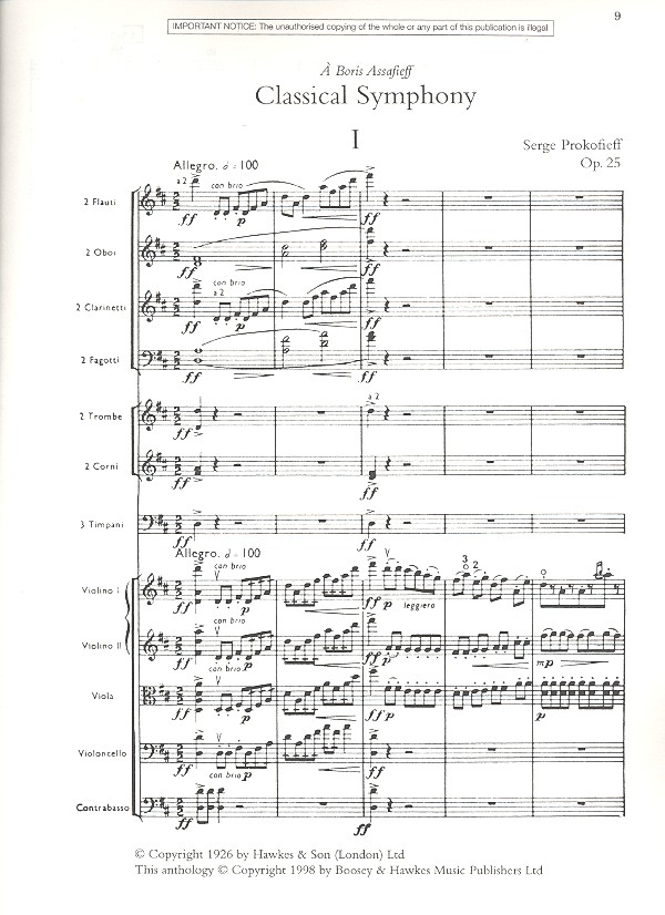 Anthologie von Orchesterwerken