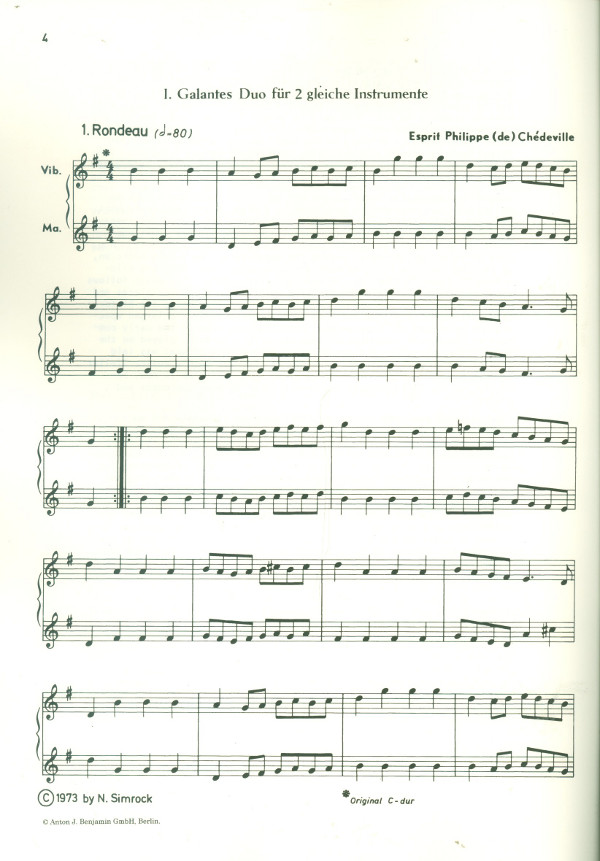 Mallet for Classic - Kompositionen alter Meister