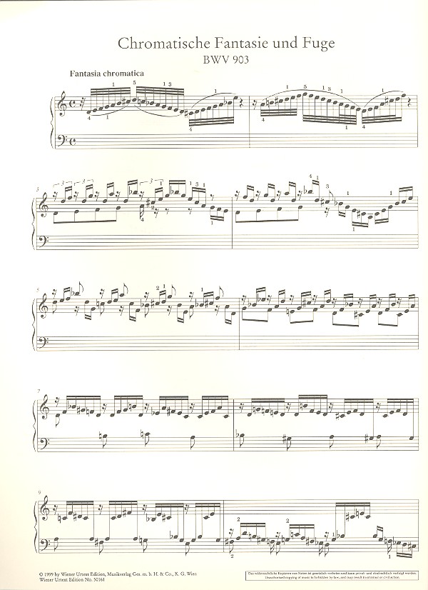 Chromatische Fantasie und Fuge BWV903