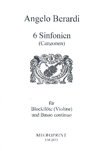 6 Sinfonien (Canzonen)