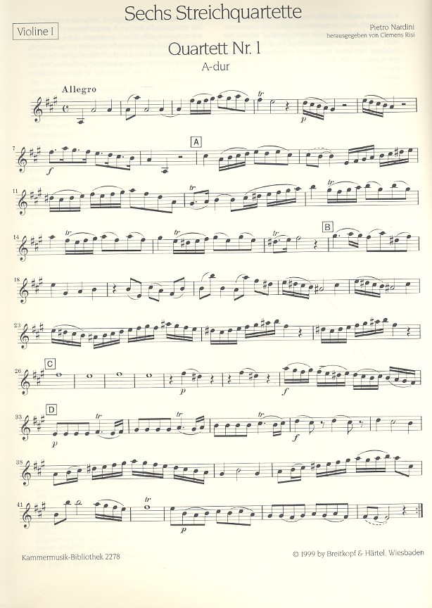 6 Streichquartette Band 1 (Nr.1-2)