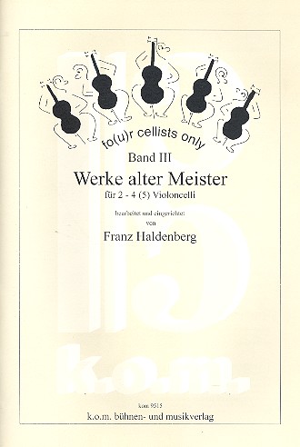 Four Cellists only Band 3 (Werke alter Meister)