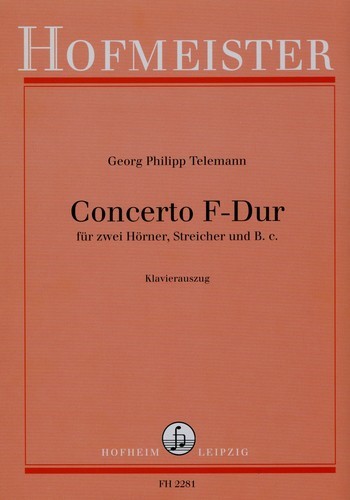 Konzert F-Dur für 2 Hörner,