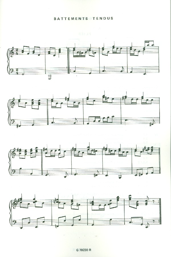 Exercisen für klassisches Ballett Teil 1 