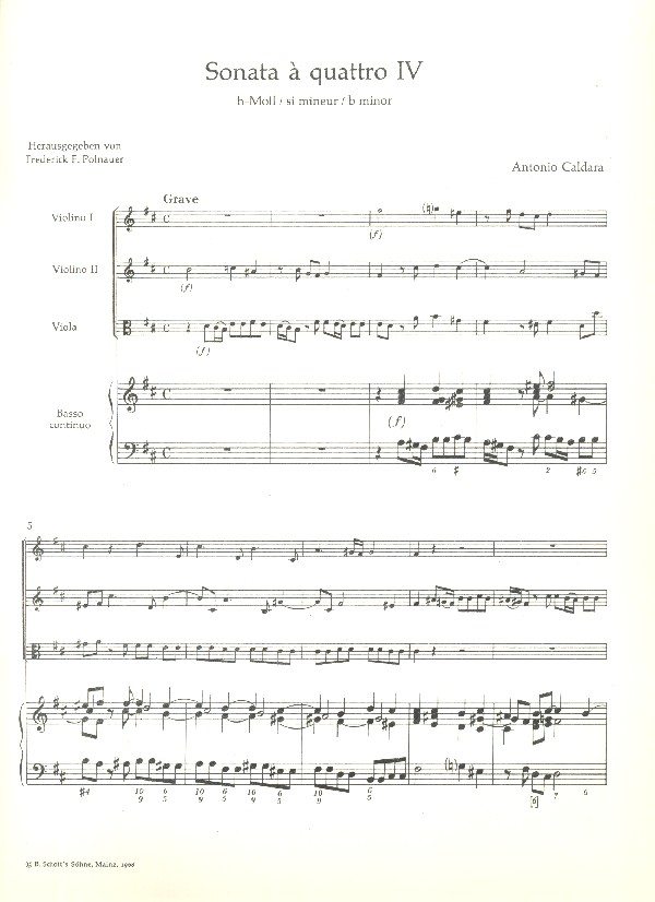 Sonata a quattro h-Moll Nr.4