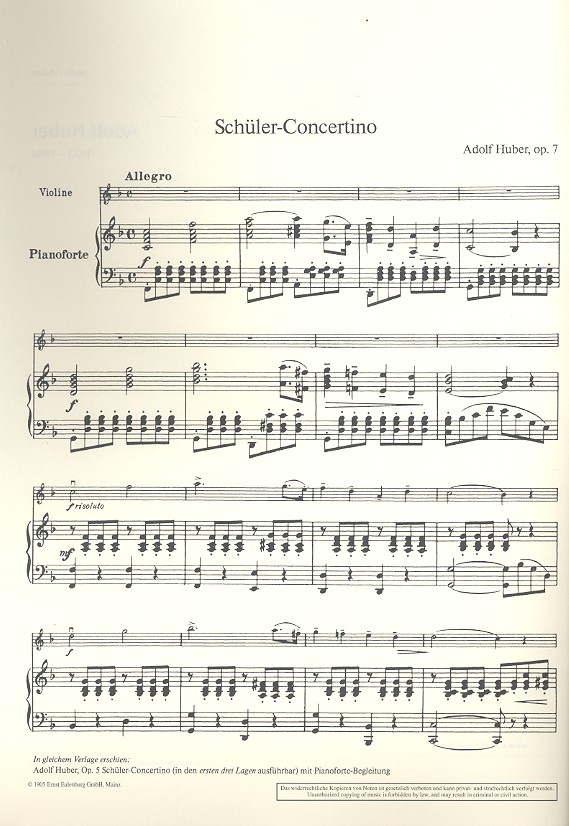 Concertino F-Dur op.7