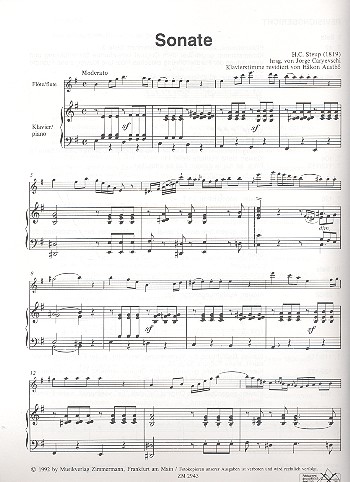 Sonate für Flöte und Klavier