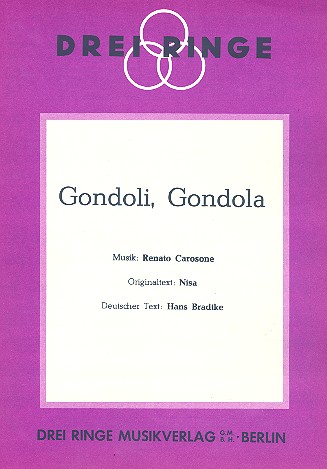 Gondoli gondola: Einzelausgabe