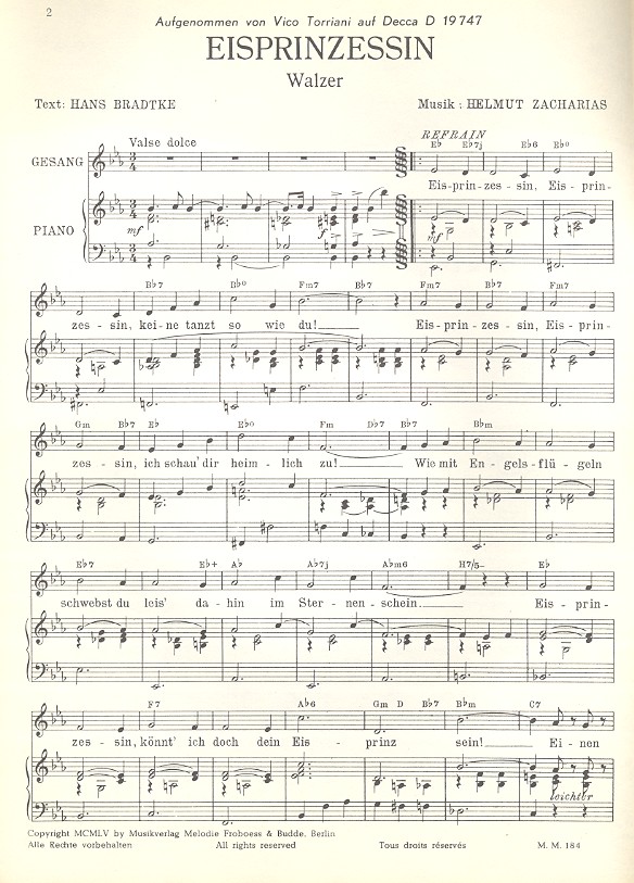 Eisprinzessin: Walzer