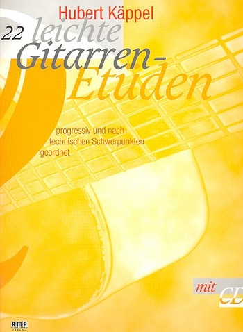 22 leichte Gitarrenetüden (+CD)