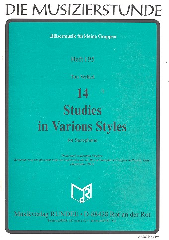14 Studies in various Styles