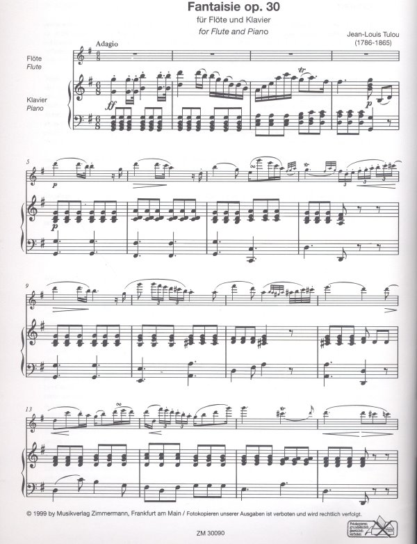 Fantaisie G-Dur op.30 und Fantaisie