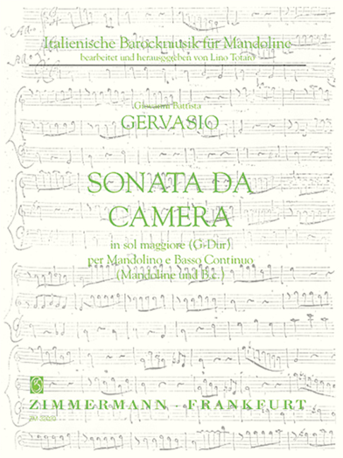 Sonata da camera D-Dur für Mandoline