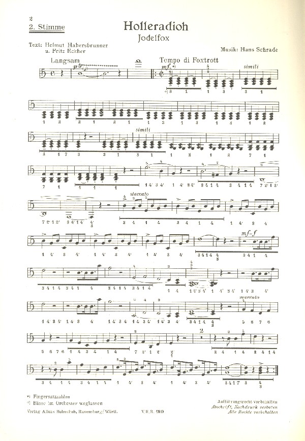 Holleradio für Handharmonika