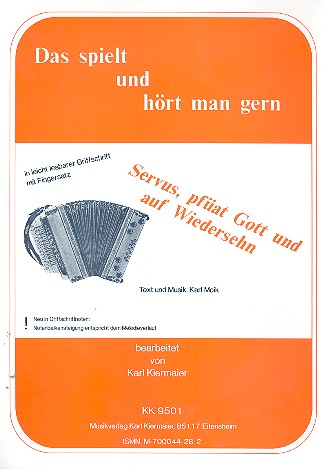 Servus pfüat Gott und Auf Wiedersehen