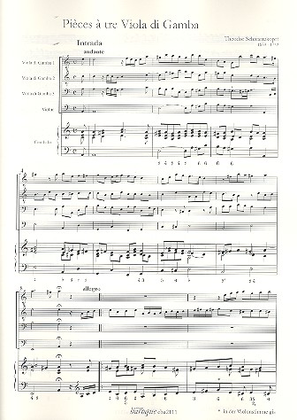 Pièces a tre Viola da Gamba