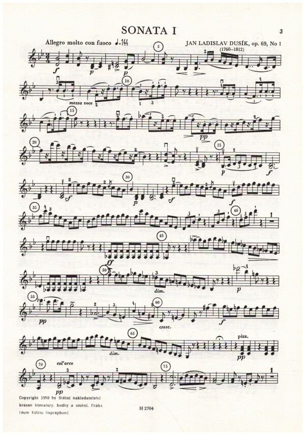 Sonaten op.69,1-2 für Violine und